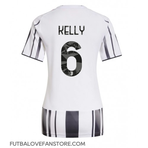 Juventus Lloyd Kelly #6 Domáci Ženy futbalový dres 2025-26 Krátky Rukáv Juventus Lloyd Kelly #6 Domáci Ženy futbalový dres 2025-26 Krátky Rukáv